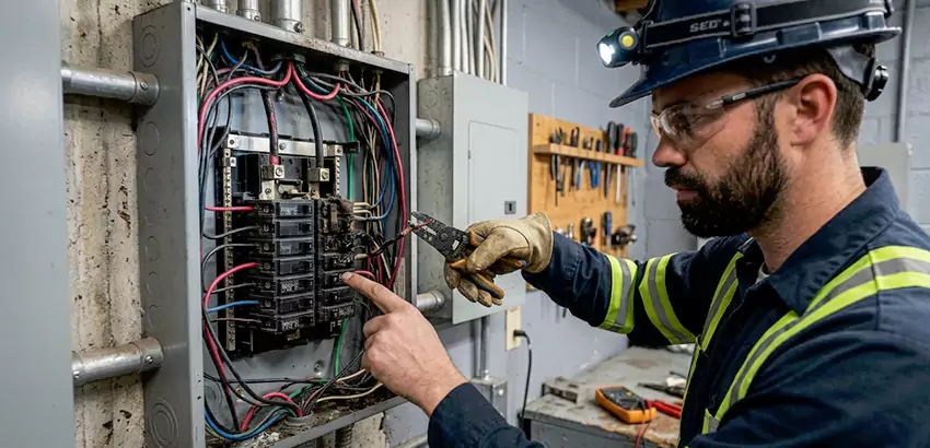 Breaker Box Short Circuit Repair in Richland