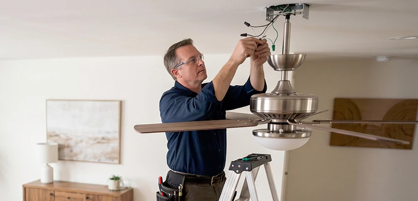 Ceiling Fan Light and Switch Repair in Richland