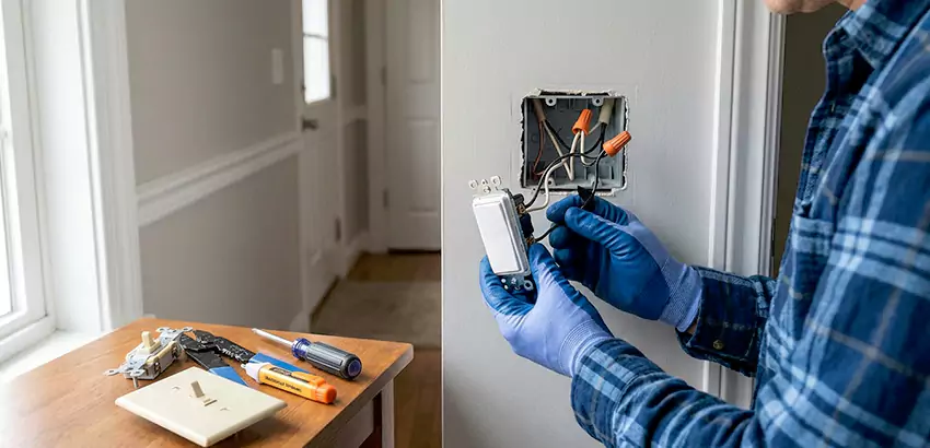 Motion Sensor Light Switch Replacement in Richland