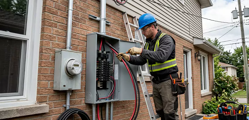 Outdoor Subpanel Installation in Richland